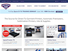 Tablet Screenshot of equipmentzone.com